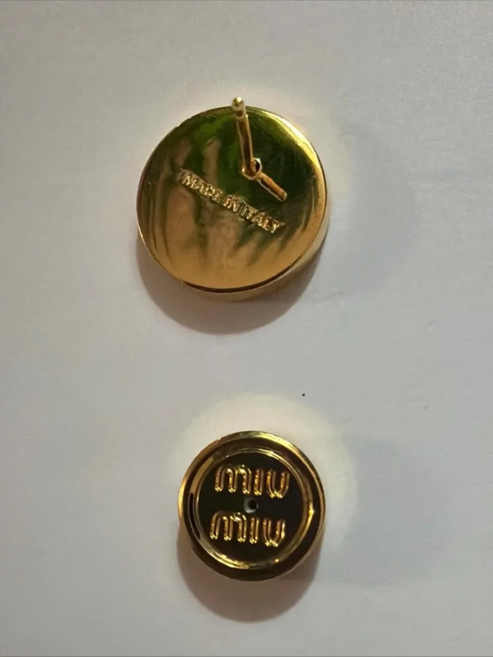 Miu Miu WomenEnameled Metal Earrings